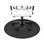 Arozzi Zona Hard Floor Chair Mat, 47.64" Dia., Black/Gray (AZ-ZONA-PAD-BG)~#|#~sp112495560_sc7