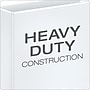 Cardinal Easy Open ClearVue Locking Heavy Duty 3" 3-Ring View Binders, D-Ring, White (10330)~#|#~sp112495973_sc7