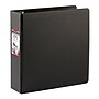 Cardinal Premier Heavy Duty 3" 3-Ring Non-View Binders, D-Ring, Black (18742)~#|#~sp112496003_sc7