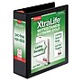 Cardinal XtraLife ClearVue 3" 3-Ring Non-View Binders, D-Ring, Black (26331)~#|#~sp112496139_sc7
