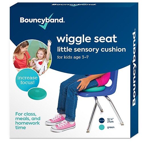 Bouncy Bands Little Wiggle Seat, Kids Sensory Cushion, Mint (BBAWS27GR) at Staples