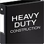 Cardinal EasyOpen Heavy Duty 1 1/2" 3-Ring Non-View Binders, D-Ring, Black (18822CB)~#|#~sp112745846_sc7