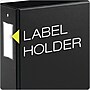 Cardinal EasyOpen Heavy Duty 1 1/2" 3-Ring Non-View Binders, D-Ring, Black (18822CB)~#|#~sp112745847_sc7