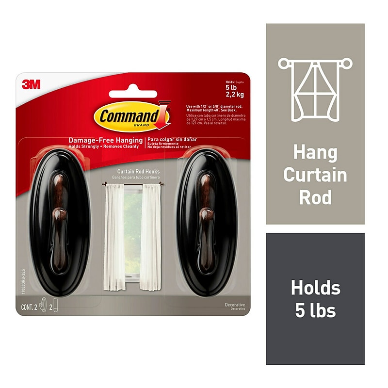 Command Large Utility Hooks, 2/Pack (17053ORB-2ES) image 1
