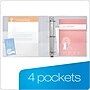 Cardinal Premier ClearVue 5" 3-Ring View Binders, D-Ring, White (10350CB)~#|#~sp112837650_sc7