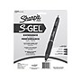 Sharpie S-Gel Retractable Gel Pens, Medium Point, 0.7mm, Assorted Ink, Dozen (2096153)~#|#~sp112853070_sc7