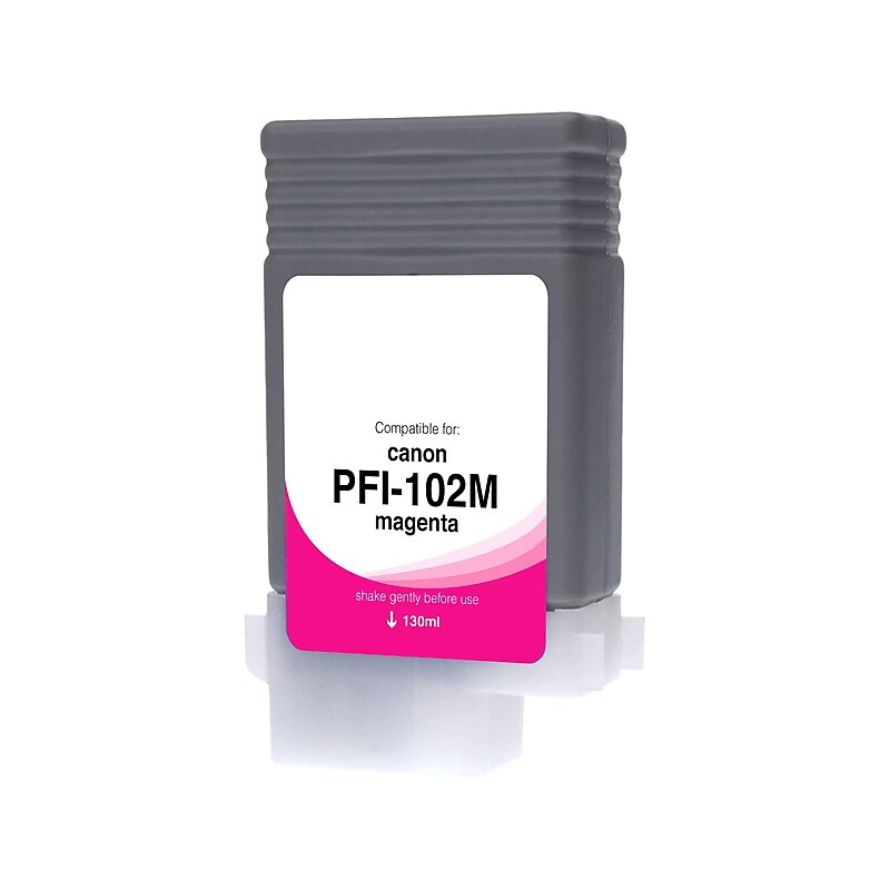 Clover Imaging Group Compatible Magenta Standard Yield Ink Cartridge Replacement for Canon PFI-102M (0897B001AA) image 1