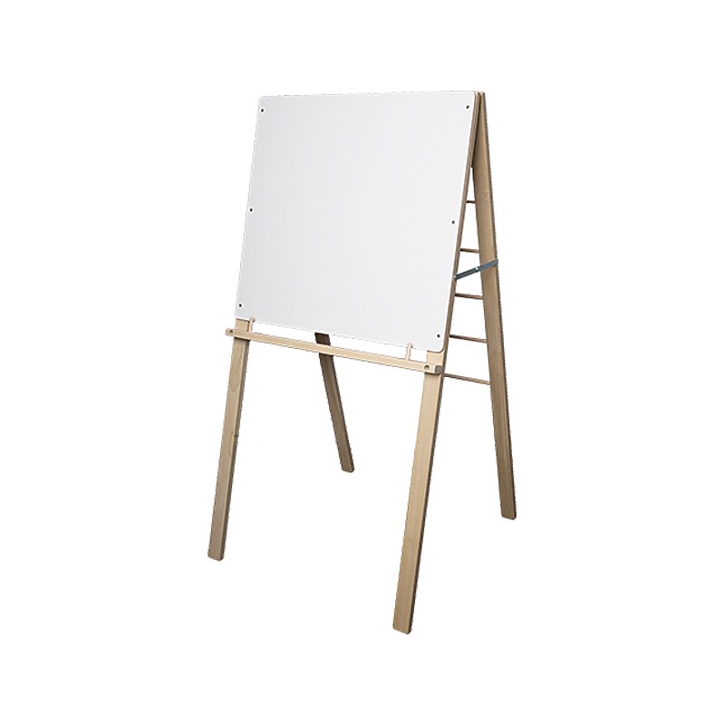 Flipside Big Book Dry-Erase Easel, 48", White/Beige, Assorted Materials (17385) image 1