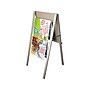 Flipside Big Book Dry-Erase Easel, 48", White/Beige, Assorted Materials (17385)~#|#~sp112853318_sc7
