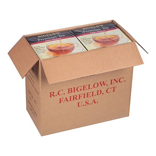 Bigelow Premium Ceylon Black Tea Bags, 1000 Tea Bags/Carton (00351