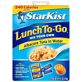 Starkist Lunch-To-Go Albacore Tuna in Water, 2.6 oz., 12/Pack (307-00211)
