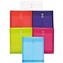 Jam Paper Plastic File Pocket, Letter Size, Assorted, 6/Pack (118B1assrtd)~#|#~sp112937168_sc7