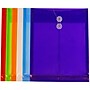 Jam Paper Plastic File Pocket, Letter Size, Assorted, 6/Pack (118B1assrtd)~#|#~sp112937169_sc7