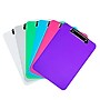 JAM Paper Plastic Clipboard, Letter Size, Assorted Colors, 6/Pack (3409ASSRT)~#|#~sp112937314_sc7