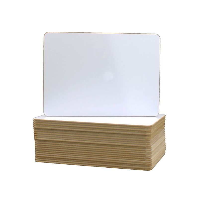 Flipside Dry-Erase Whiteboard, 0.5' x 0.5', 24/Pack (45656) image 1
