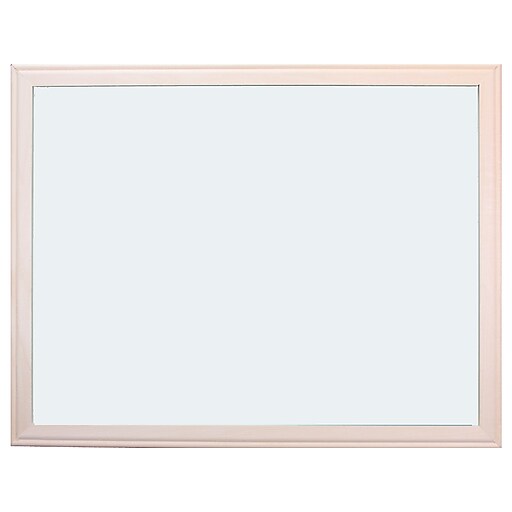Flipside DryErase Whiteboard, Wood Frame, 23" x 35" (17630) Staples
