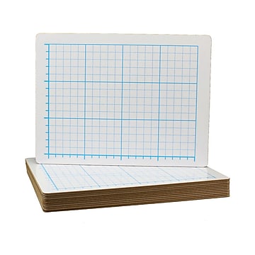 Flipside Dry-Erase Mobile Whiteboard, 9" x 12", 12/Pack (21012)