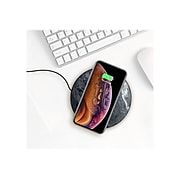 Eggtronic Wireless Charger for Most Smartphones, Marble Black (MPBK10)