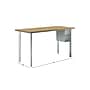 HON Coze 48"W Desk, w/U-Storage, Natural Recon and Silver (HONRPL2448N1P6S)~#|#~sp113118212_sc7