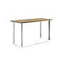 HON Coze 54"W Desk, Natural Recon and Silver (HONRPL2454N1P6)~#|#~sp113118217_sc7