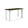 HON Coze 54"W Desk, Florence Walnut and Silver (HONRPL2454FWP6)~#|#~sp113118223_sc7