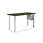 HON Coze 48"W Desk w/U-Storage, Florence Walnut and Silver (HONRPL2448FWP6S)~#|#~sp113118266_sc7