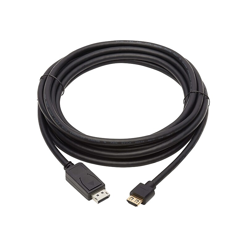 Tripp Lite P582-015-4K6AE 15' DisplayPort/HDMI Audio/Video Cable, Black image 1
