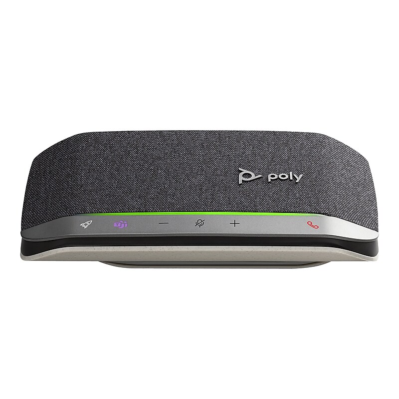Poly Sync 20 USB-A MS Speakerphones, Silver/Black (772C8AA) image 1