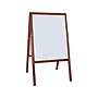 Flipside Dry-Erase Marquee Easel, 42", White/Black/Stained Wood (31710)~#|#~sp113122070_sc7