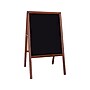Flipside Dry-Erase Marquee Easel, 42", White/Black/Stained Wood (31710)~#|#~sp113122071_sc7