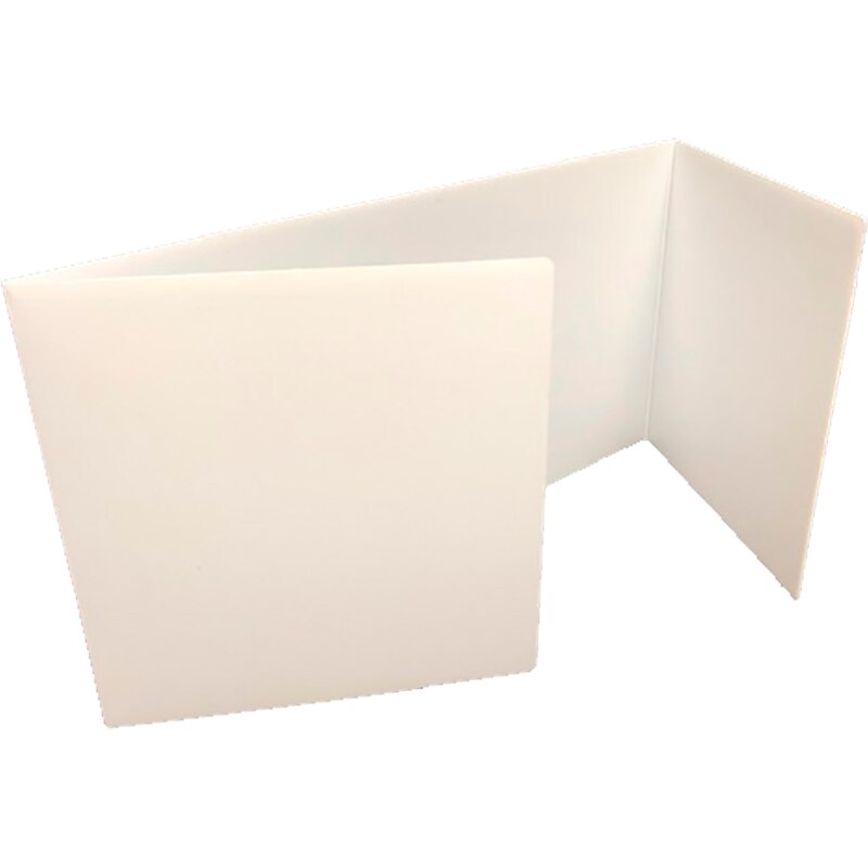 Flipside Premium 47" Study Carrel, White 12/Pack (19972-12) image 1