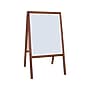 Flipside Dry-Erase/Chalkboard Marquee Easel, 42", White/Black/Stained Wood (31210)~#|#~sp113122097_sc7