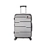 DUKAP Rodez 23.75" Hardside Suitcase, 4-Wheeled Spinner, TSA Checkpoint Friendly, Silver (DKROD00M-COA)~#|#~sp113122253_sc7