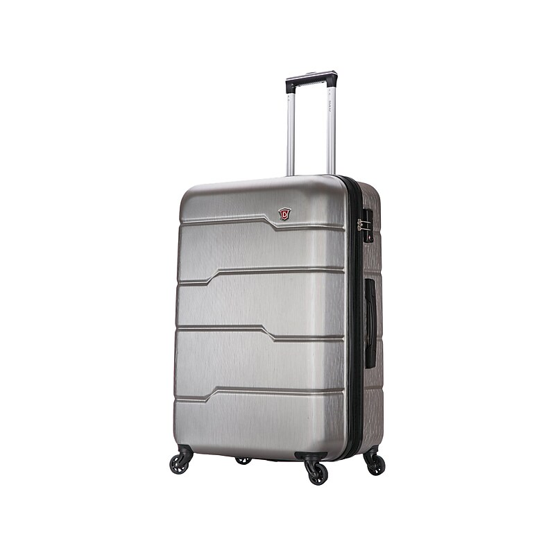 DUKAP Rodez 28" Hardside Suitcase, 4-Wheeled Spinner, TSA Checkpoint Friendly, Silver (DKROD00L-COA) image 1