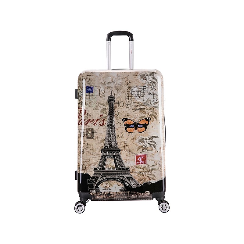 InUSA 28" Hardside Paris Suitcase, 4-Wheeled Spinner, TSA Checkpoint Friendly, Paris (IUAPC00L-PAR) image 1