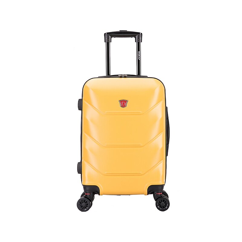 DUKAP Zonix 20" Hardside Carry-On Suitcase, 4-Wheeled Spinner, TSA Checkpoint Friendly, Mustard (DKZON00S-MUS) image 1