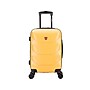 DUKAP Zonix 20" Hardside Carry-On Suitcase, 4-Wheeled Spinner, TSA Checkpoint Friendly, Mustard (DKZON00S-MUS)~#|#~sp113122285_sc7
