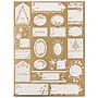 JAM Paper® To/From Christmas Gift Tag Stickers, Gold Foil, 40/Pack (2207016164)~#|#~sp113123280_sc7