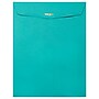 JAM Paper 9" x 12" Open End Catalog Colored Envelopes with Clasp Closure, Sea Blue Recycled, 10/Pack (900906997B)~#|#~sp113368659_sc7