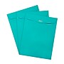 JAM Paper 9" x 12" Open End Catalog Colored Envelopes with Clasp Closure, Sea Blue Recycled, 10/Pack (900906997B)~#|#~sp113368660_sc7