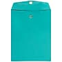 JAM Paper Open End Clasp Catalog Envelope, 9" x 12", Sea Blue, 100/Box (900906997)~#|#~sp113368786_sc7