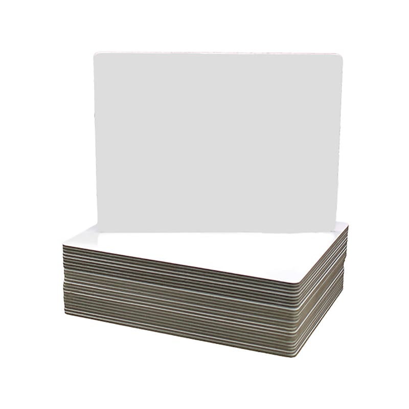 Flipside Magnetic Mobile Dry-Erase Whiteboard, 0.75' x 1', 24/Pack (12477) image 1