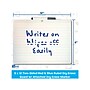 Flipside Dry-Erase Mobile Lined Whiteboard with Pen and Eraser, 0.75' x 1', 12/Pack (19134)~#|#~sp113452669_sc7