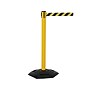 Queue Solutions WeatherMaster 250 2" Yellow Nylon Crowd Control Belt Barrier, Red - AUTHORIZED ACCESS ONLY (WMR250Y-RWA110)~#|#~sp113452691_sc7