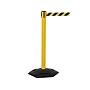 Queue Solutions WeatherMaster 250 2" Yellow Nylon Crowd Control Belt Barrier, Yellow - CLEANING IN PROGRESS (WMR250Y-YBCIP110)~#|#~sp113452695_sc7