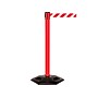 Queue Solutions WeatherMaster 250 2" Red Nylon Crowd Control Belt Barrier, Yellow - CLEANING IN PROGRESS (WMR250R-YBCIP110)~#|#~sp113452699_sc7