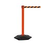 Queue Solutions WeatherMaster 250 2" Orange Nylon Crowd Control Belt Barrier, Yellow - CLEANING IN PROGRESS (WMR250O-YBCIP110)~#|#~sp113452721_sc7