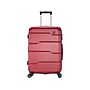 DUKAP Rodez 24" Hardside Suitcase, 4-Wheeled Spinner, TSA Checkpoint Friendly, Red (DKROD00M-RED)~#|#~sp113452875_sc7