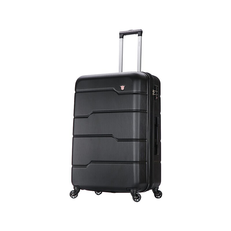 DUKAP Rodez 28" Hardside Suitcase, 4-Wheeled Spinner, TSA Checkpoint Friendly, Black (DKROD00L-BLK) image 1