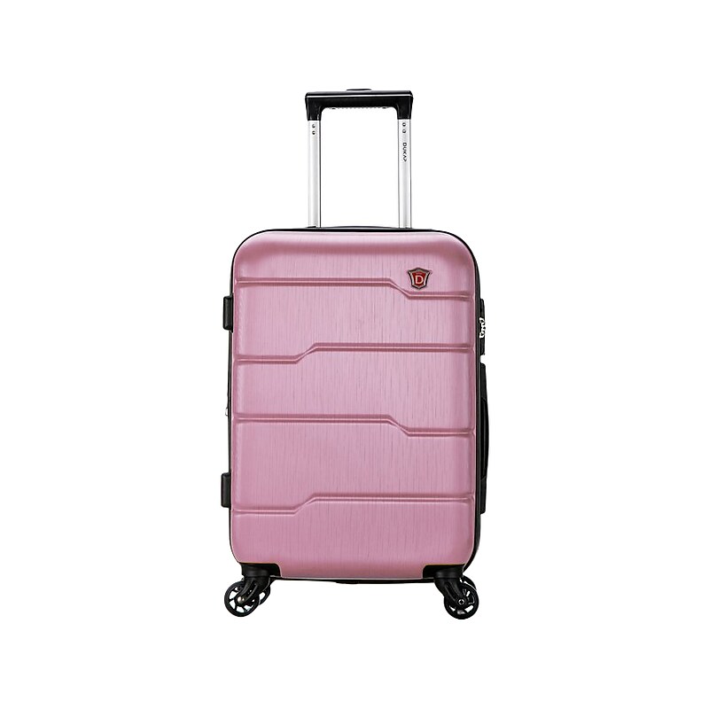 DUKAP Rodez 19.75" Hardside Carry-On Suitcase, 4-Wheeled Spinner, TSA Checkpoint Friendly, Rose Gold (DKROD00S-ROS) image 1